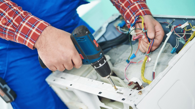 Çubuk Baxi Baxi çamaşır makinesi kart tamiri – Su almama arızası orijinal parça ile giderildi. - Teknik servis örneği