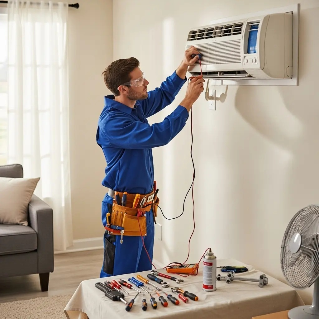 Çubuk Baxi Baxi klima gaz dolumu ve bakım – Enerji verimliliği artırıldı. - Teknik servis örneği